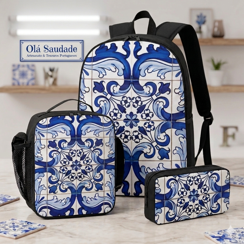 Sac à dos Azulejo Set 3 pcs